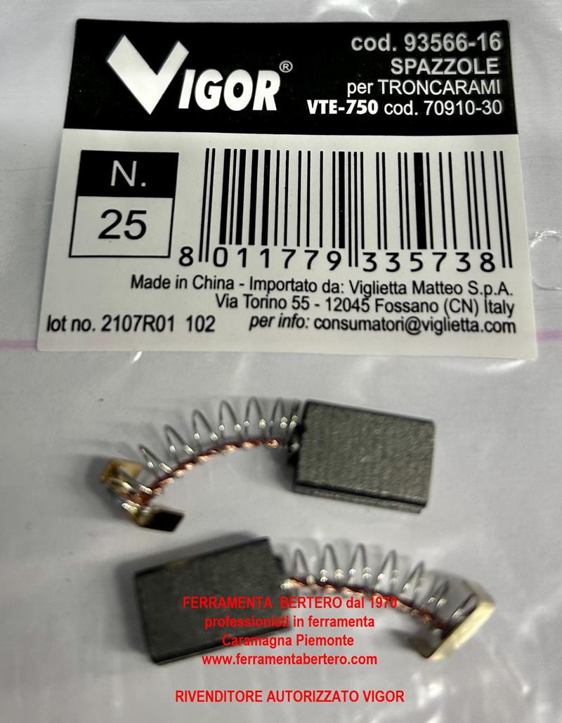 RICAMBIO VIGOR SPAZZOLE VTE-750